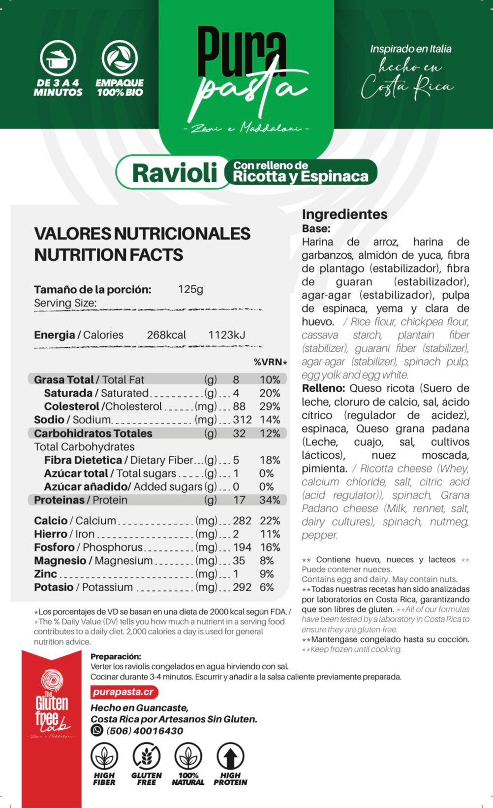 Spinach & Ricotta Cheese