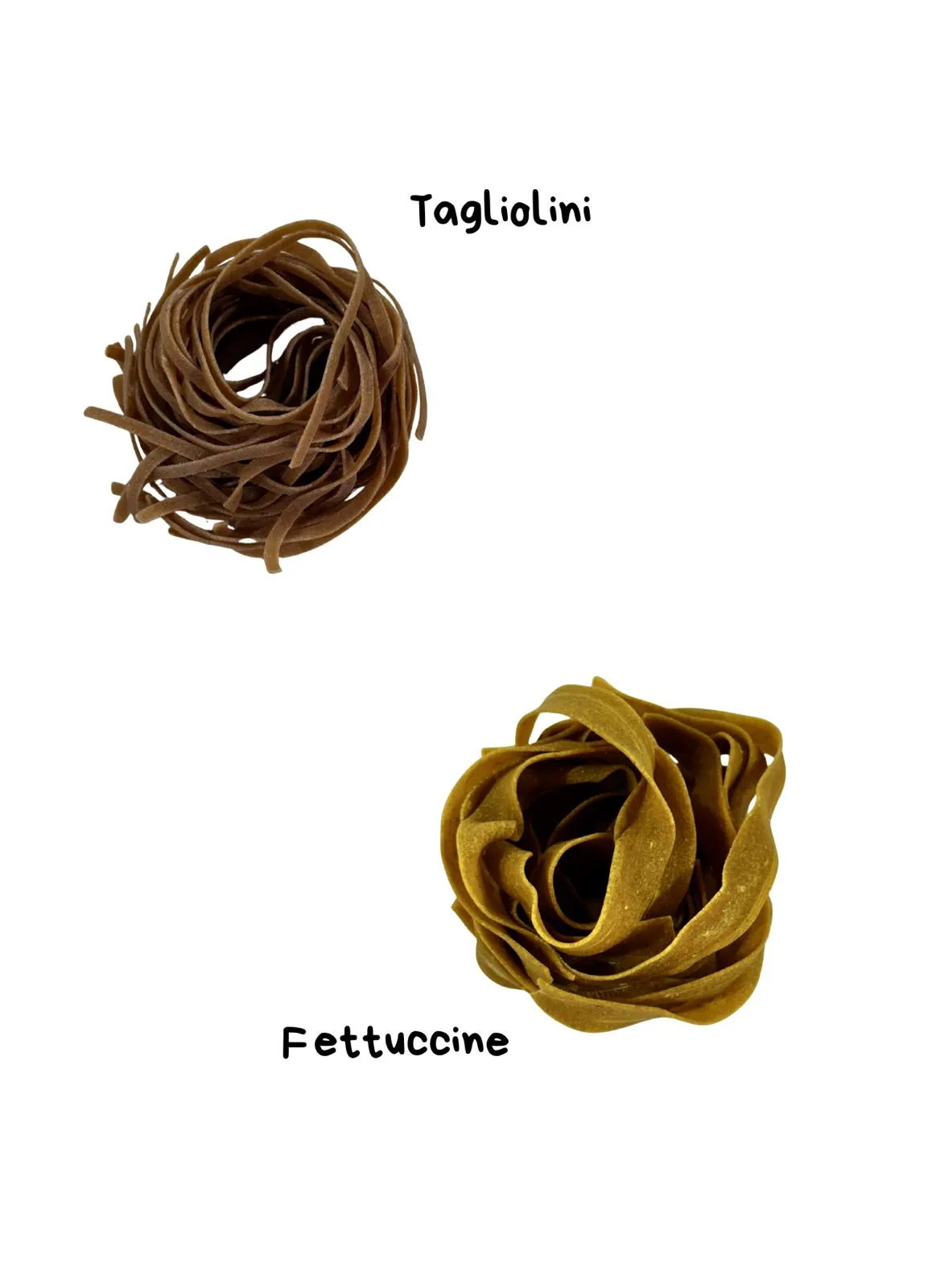 Pasta larga PuraPasta — fettuccine y tagliolini