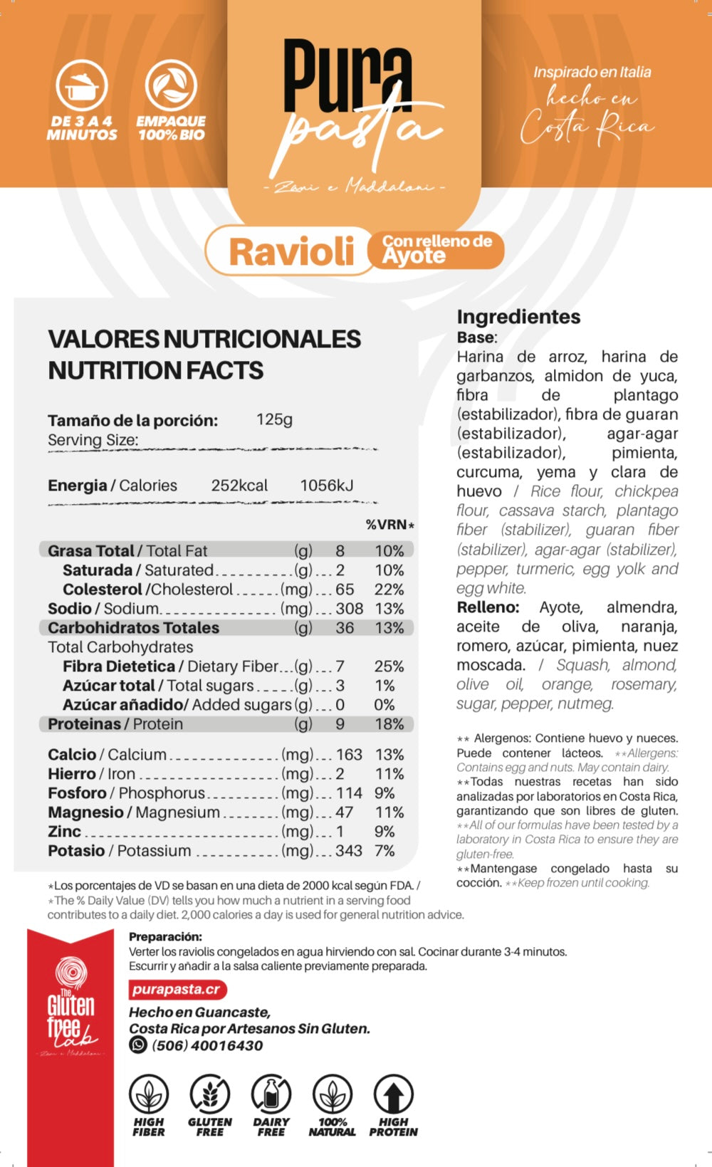 Ayote & Queso Parmesano